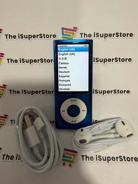 Apple iPod nano 5th Generation Blue (8GB) Fair Condition  ~ MC034LL/A * A1320
